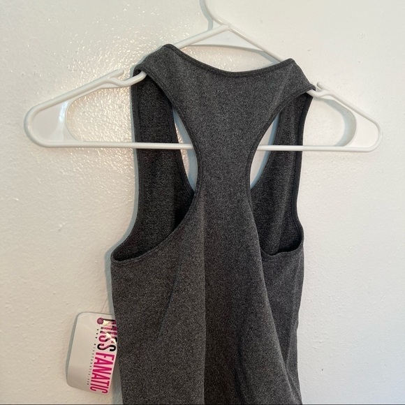Miss Fanatic Racerback Tank Top Charcoal Gray Tennessee - Picture 7 of 9